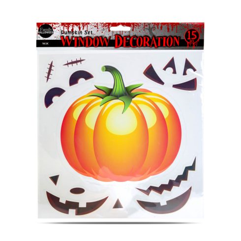 Halloween matrica szett, tök, 24161