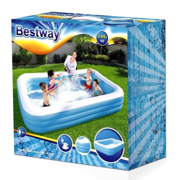 Bestway családi medence - kék - 305 x 183 x 56 cm - 25110