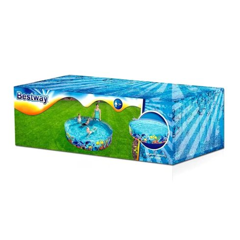 Bestway merev falú tenger mintás családi medence - 244 x 46 cm - 25267
