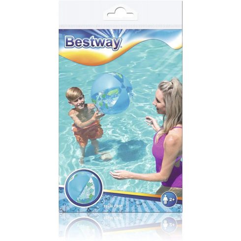 Bestway strandlabda, mintás 51cm - 25291