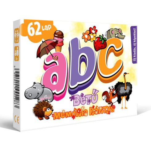 ABC betűi, memória kártyajáték csomag, 25504