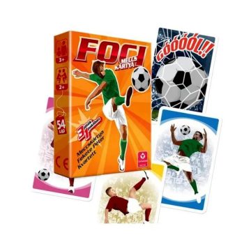   Foci 3 az 1-ben meccskártya csomag, kvartett, fekete péter, 25517