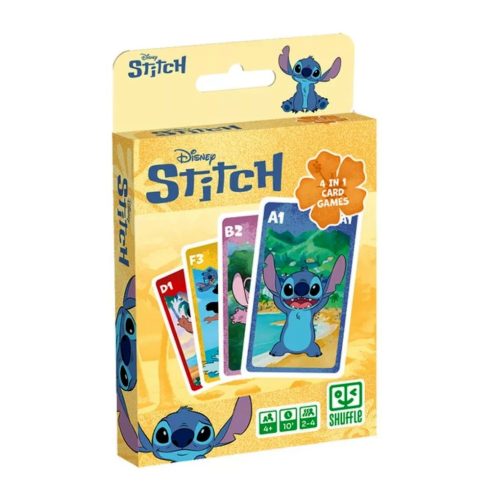 Stitch, 4 az 1-ben kártyajáték csomag, 25518