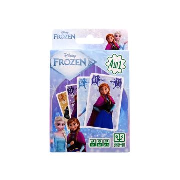 Jégvarázs, 4 az 1-ben Frozen kártyajáték csomag, 25520