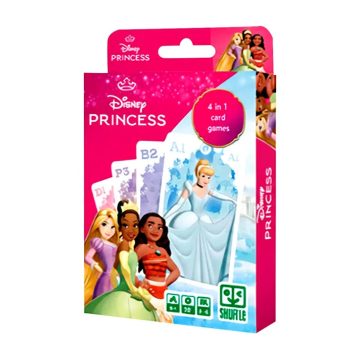 Disney hercegnők, 4 az 1-ben kártyajáték csomag, 25521