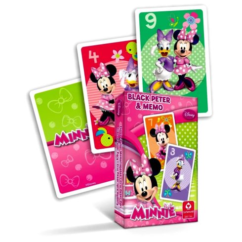 Minnie egér, Mini Fekete Péter és memória kártya csomag, 25525