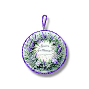   Edényalátét, boldog születésnapot feliratos, 17 x 19 cm, 26009