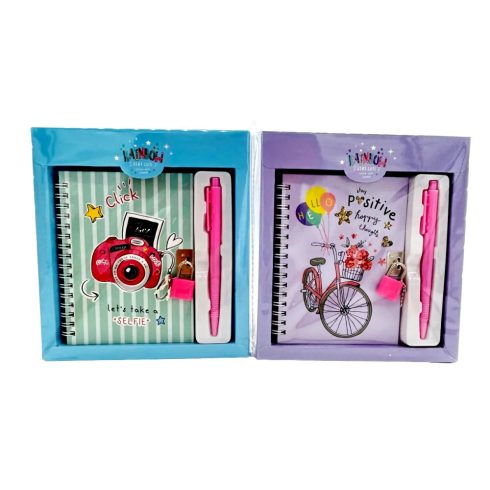 Notesz lakattal és tollal, 31102