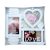 Fotókeret, 3 képes, Love feliratos, 31745