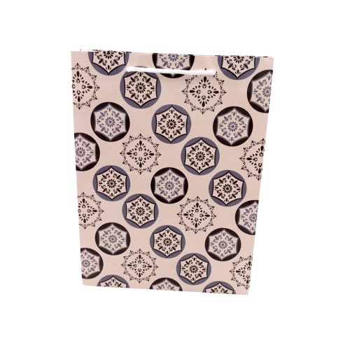 Papírtasak, mintás, 23 x 30 x 8 cm, 32212