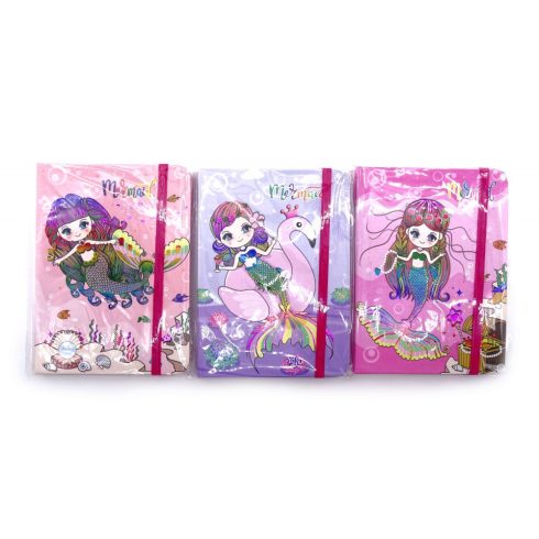 Notesz - sellős díszítéssel - 10,5 x 14,5 cm - 80 lapos - 32466