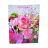 Virágos papírtasak, 23 x 30 x 8 cm, 32486