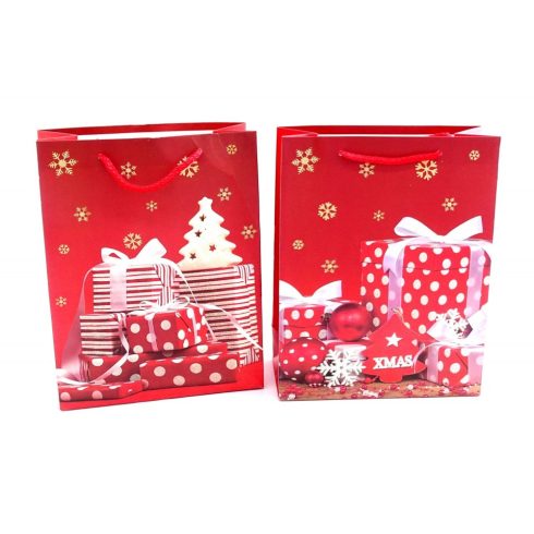 Karácsonyi papírtasak - 18 x 23 x 8 cm - 32488