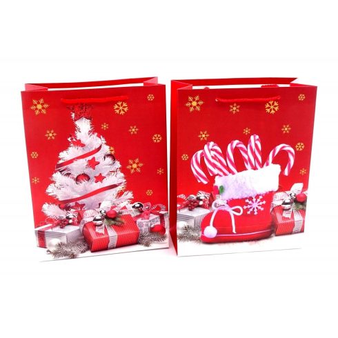 Karácsonyi papírtasak - 26 x 32 x 10 cm - 32489
