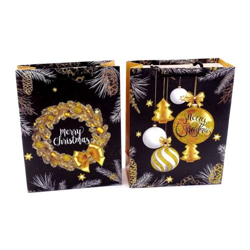 Karácsonyi papírtasak - 18 x 23 x 8 cm - 32491
