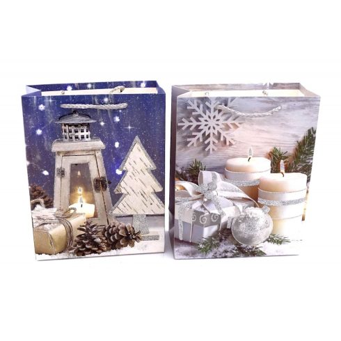 Karácsonyi papírtasak - 18 x 23 x 8 cm - 32493