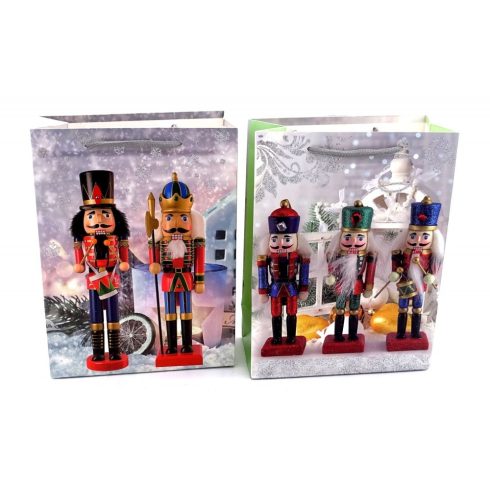 Karácsonyi papírtasak - 18 x 24 x 8 cm - 32557