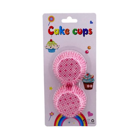 Színes muffin papír lapon, 100 darabos csomag, 10 cm, 32560