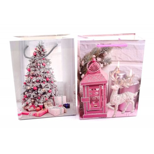 Karácsonyi papírtasak - 18 x 24 x 8 cm - 32575