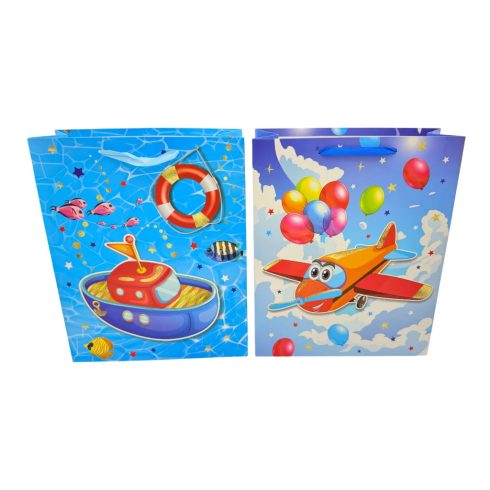 Járműves papírtasak, 26 x 32 x 10 cm, 32586