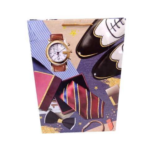 Papírtasak férfiaknak, 18 x 21 x 8 cm, 32630