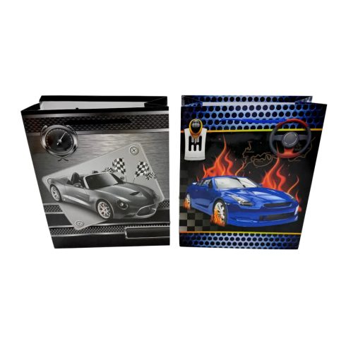 Autós papírtasak, 18 x 21 x 8 cm, 32639