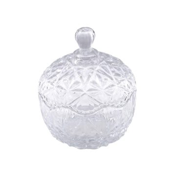 Cukortartó üveg dobozban, 10 x 13 cm, 32799