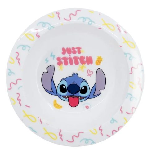 Stitch, műanyag mélytányér, mikrózható, 40038