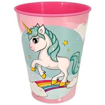 Unikornis, műanyag pohár, 260 ml, 40075