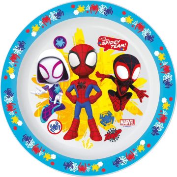   Spidey és barátai műanyag lapostányér, mikrózható - 40080