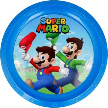 Super Mario - műanyag lapostányér - 40112