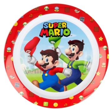 Műanyag Super Mario lapostányér. mikrózható - 40126