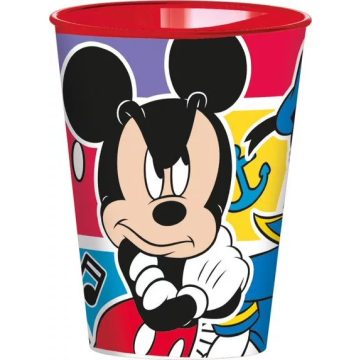 Műanyag Mickey egér mintás pohár, 260 ml - 40132