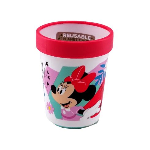 Minnie egér pohár, 260 ml, csúszás gátlós, 40142
