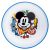 Mickey egér, műanyag mélytányér, csúszásgátlós, 40165