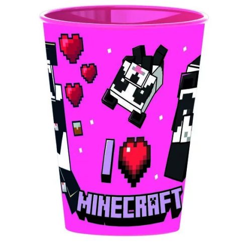 Minecraft lány, kispohár, műanyag 260 ml - 40210