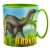 Dinoszauruszos mikrózható műanyag bögre, 350 ml, 40232