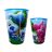 Azúrkék nyomok és te, műanyag pohár, 260 ml, 40237
