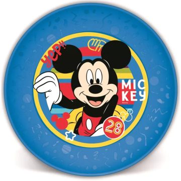 Mickey egér, műanyag lapostányér, 40252