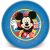 Mickey egér, műanyag lapostányér, 40252