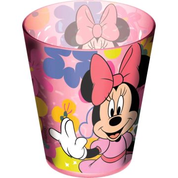 Minnie egér, műanyag pohár, 285 ml, 40259