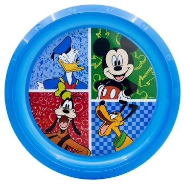 Mickey egér, műanyag lapostányér, 40264