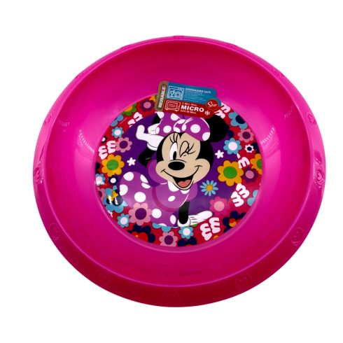 Minnie egér, műanyag mélytányér, mikrózható, 40266