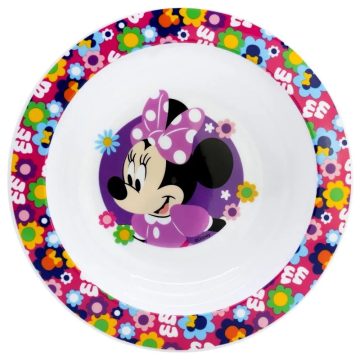 Minnie egér, műanyag mélytányér, mikrózható, 40269