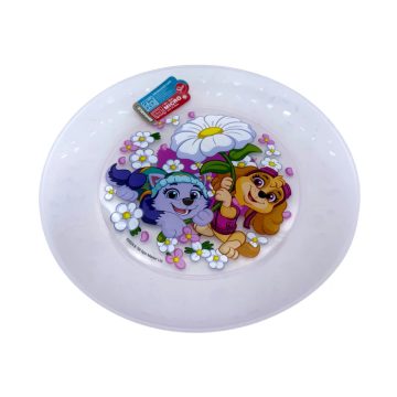 Mancs őrjárat, műanyag lapostányér, 40309