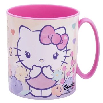 Hello Kitty, mikrózható műanyag bögre, 350 ml, 40337