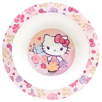 Hello Kitty, műanyag mélytányér, mikrózható, 40338