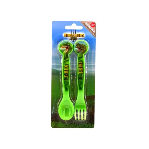 Dinoszauruszos evőeszköz, 2 darabos szett, 40354