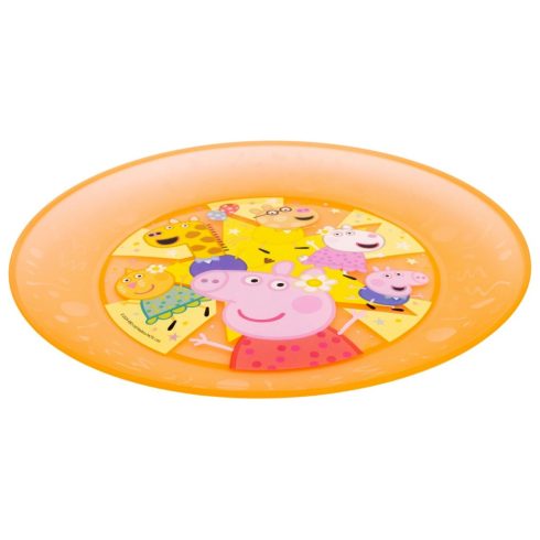 Peppa Malac, műanyag lapostányér, 40394