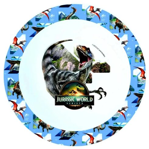 Jurassic World, mikrózható, műanyag mélytányér, 40408